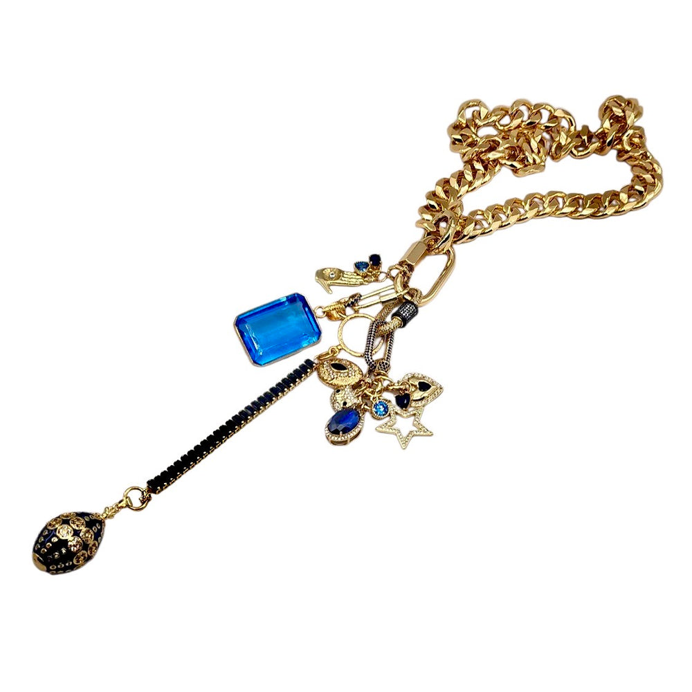 CUBAN HEELED KILLER CORNFLOWER STAR💙⭐️🦉