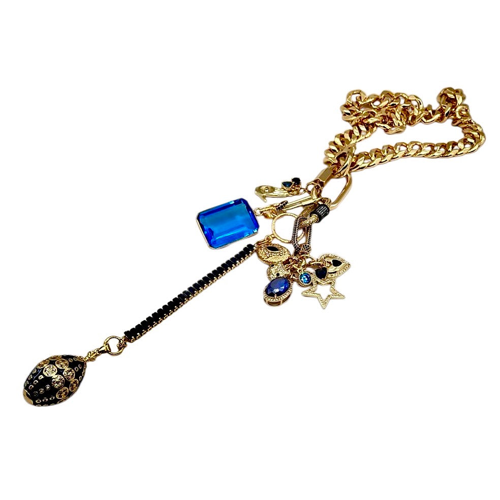 CUBAN HEELED KILLER CORNFLOWER STAR💙⭐️🦉