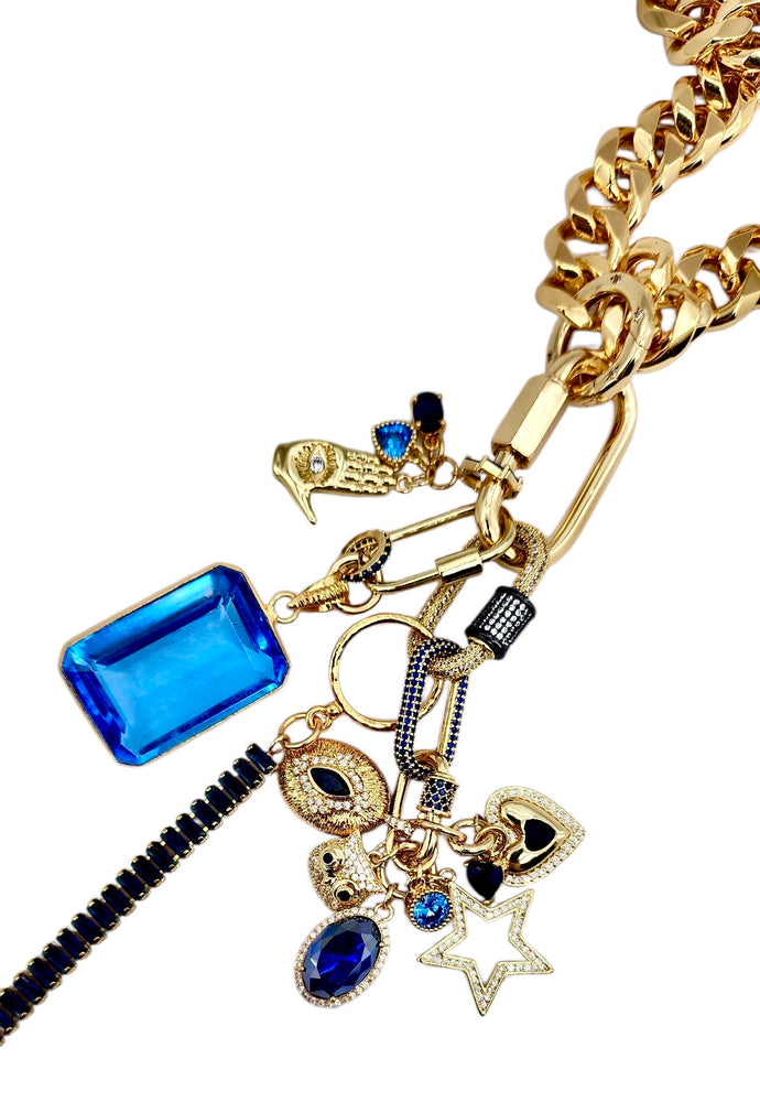 CUBAN HEELED KILLER CORNFLOWER STAR💙⭐️🦉