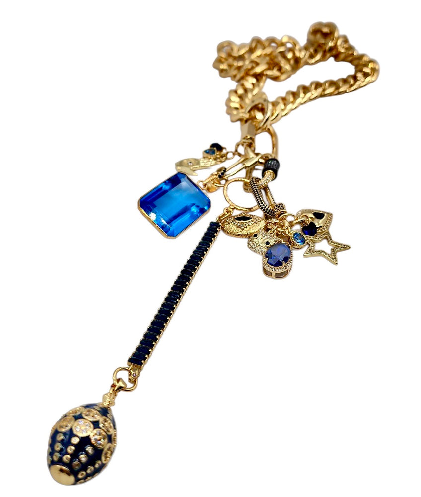 CUBAN HEELED KILLER CORNFLOWER STAR💙⭐️🦉