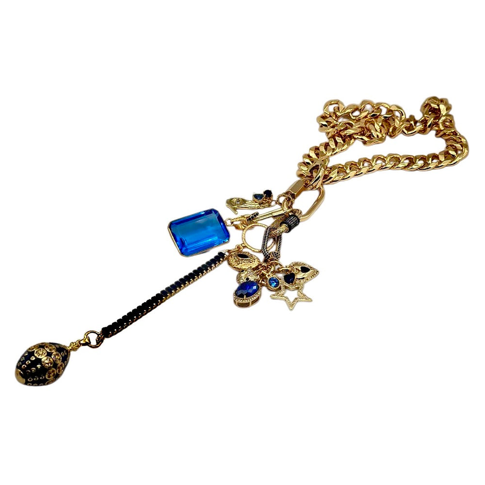 CUBAN HEELED KILLER CORNFLOWER STAR💙⭐️🦉