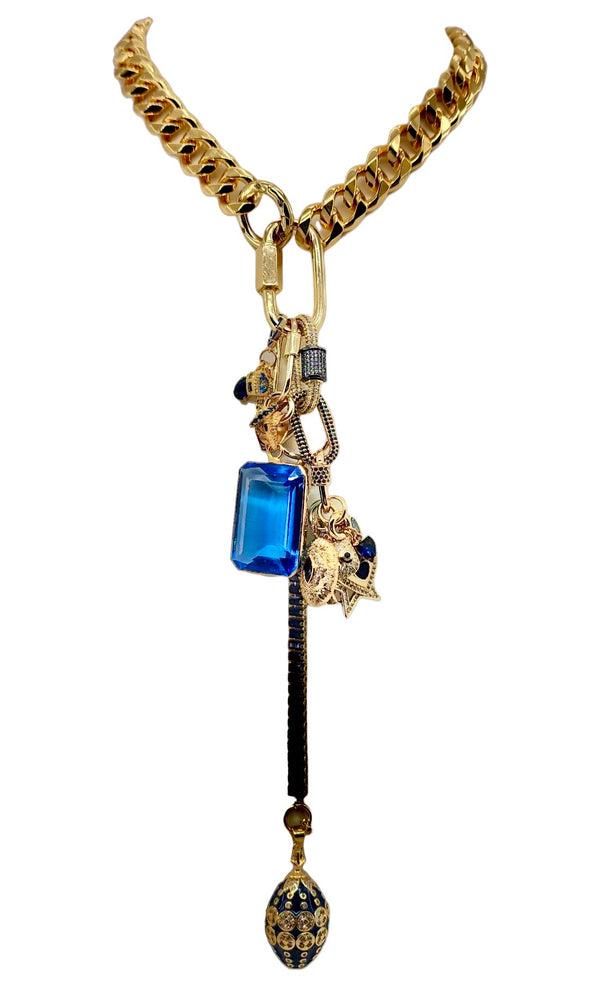 CUBAN HEELED KILLER CORNFLOWER STAR💙⭐️🦉