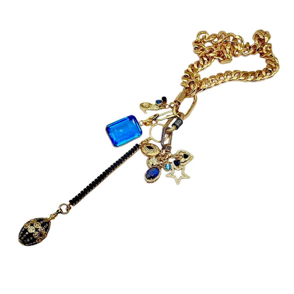 CUBAN HEELED KILLER CORNFLOWER STAR💙⭐️🦉