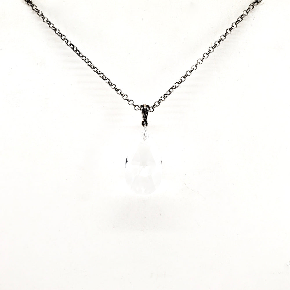 RARE FIND MOONLIGHT DROP SILVER CHAIN NECKLACE