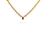 RARE FIND MOONLIGHT DROP GOLD ROPE CHAIN NECKLACE