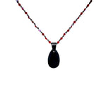 RARE FIND SMOKE DROP RUBY CHAIN NECKLACE