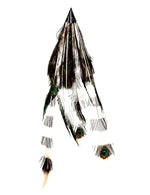 FEATHER PEACOCK EARRING