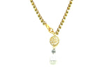 FISTS OF FURY GOLD & SILVER COIN NECKLACE
