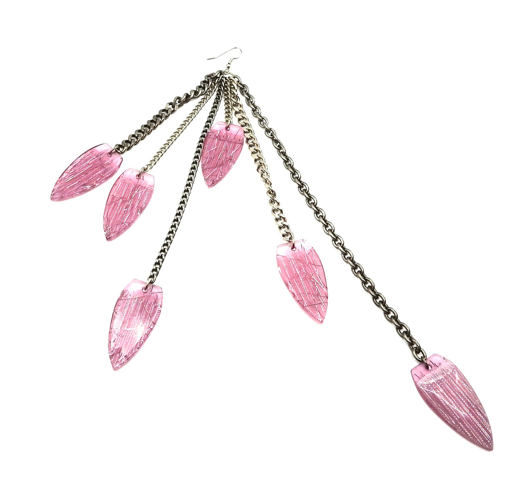 PINK SPEAR EARRING