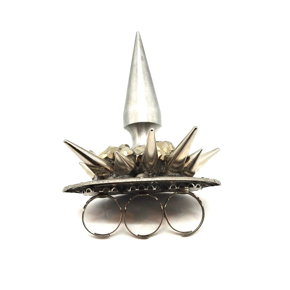 ALICE SILVER SPIKE RING