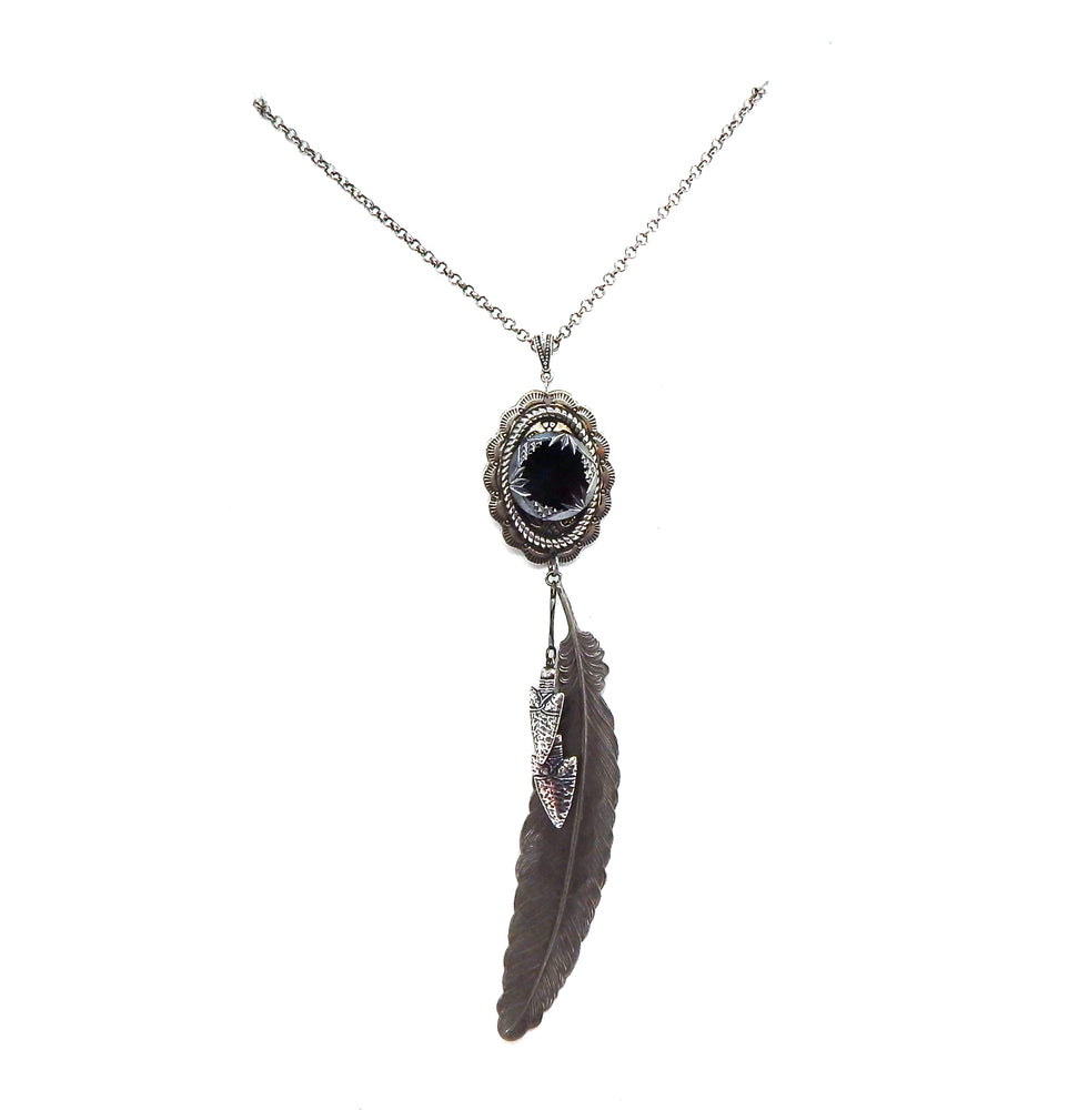 PONDEROSA HIGH PLAINS DRIFTER CONCHO NECKLACE