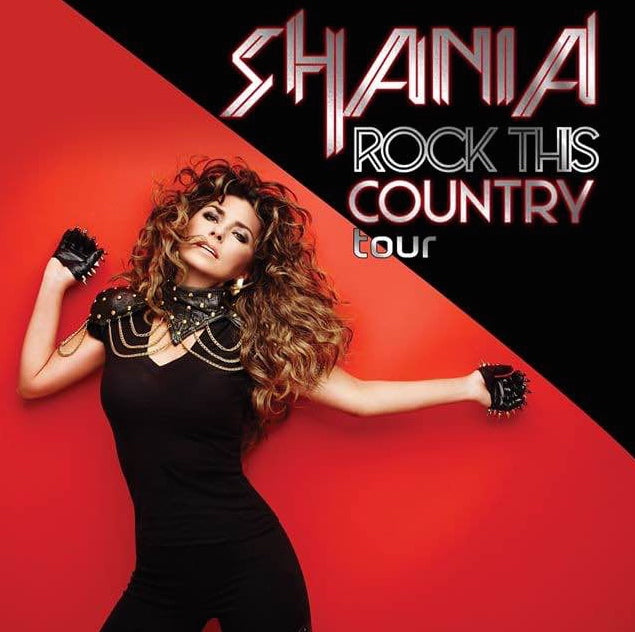 SHANIA TWAIN ROCK THIS COUNTRY TOUR MARCH 2015