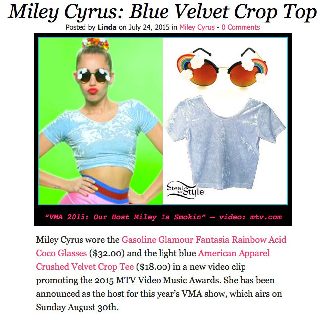 MILEY CYRUS X MTV VMA'S JULY 2015