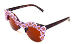 SUMMER OF LOVE MORNING GLORY PURPLE COCO GLASSES