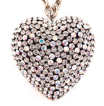 PRINCE OF THIEVES OPAL HEART NECKLACE