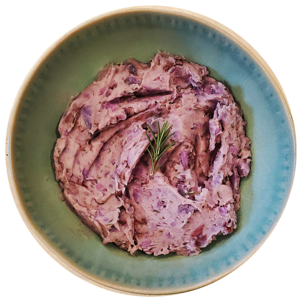 ROSEMARY BROWN BUTTER MASHED PURPLE POTATOES