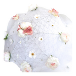 DUCHESS PEONY LACE TULLE PARASOL