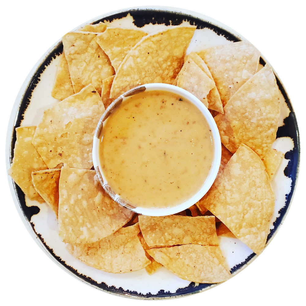 SALSA VERDE QUESO + CHIPS