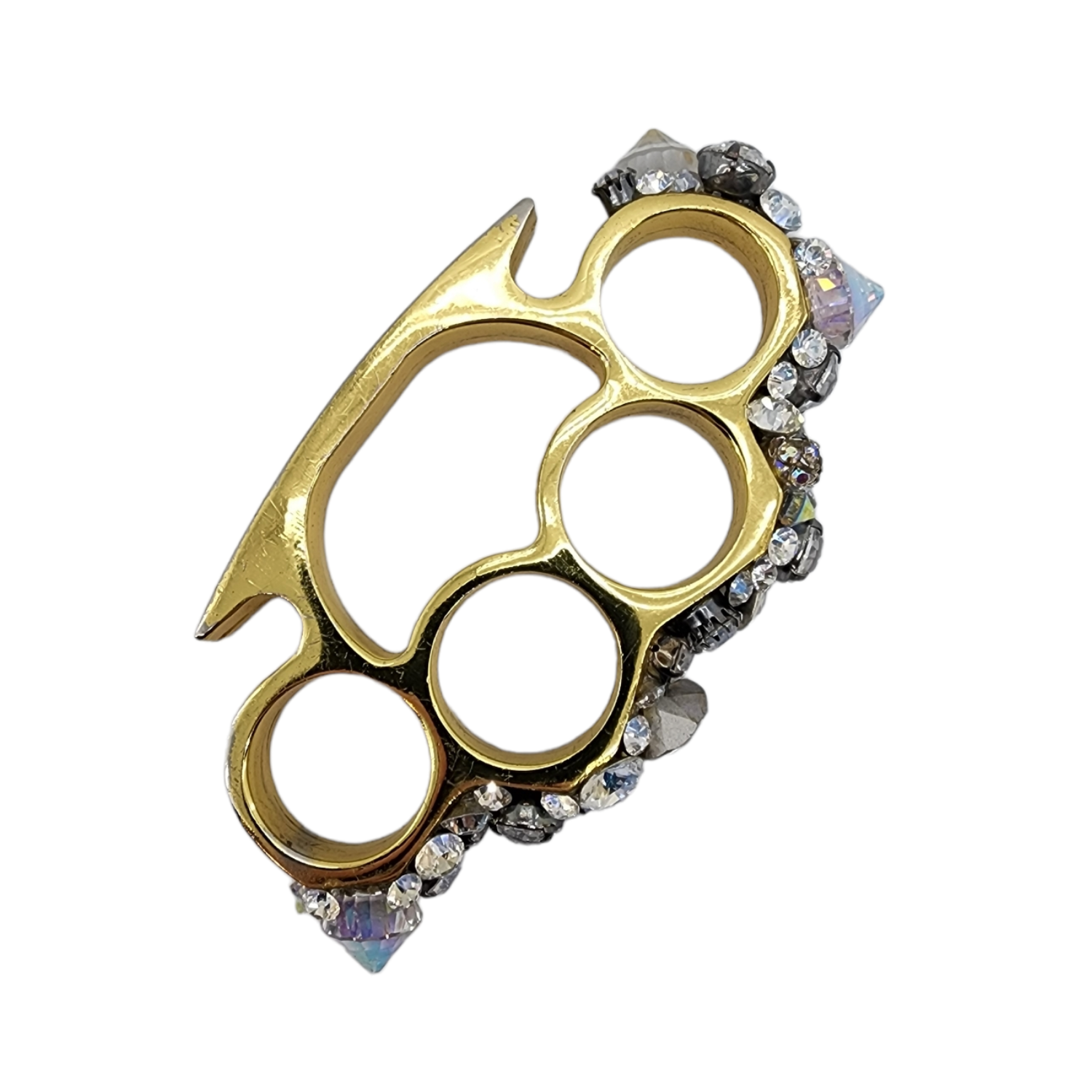 Metal Rings Knuckles ROCKET QUEEN BRASS KNUCKLES RING – GASOLINE GLAMOUR