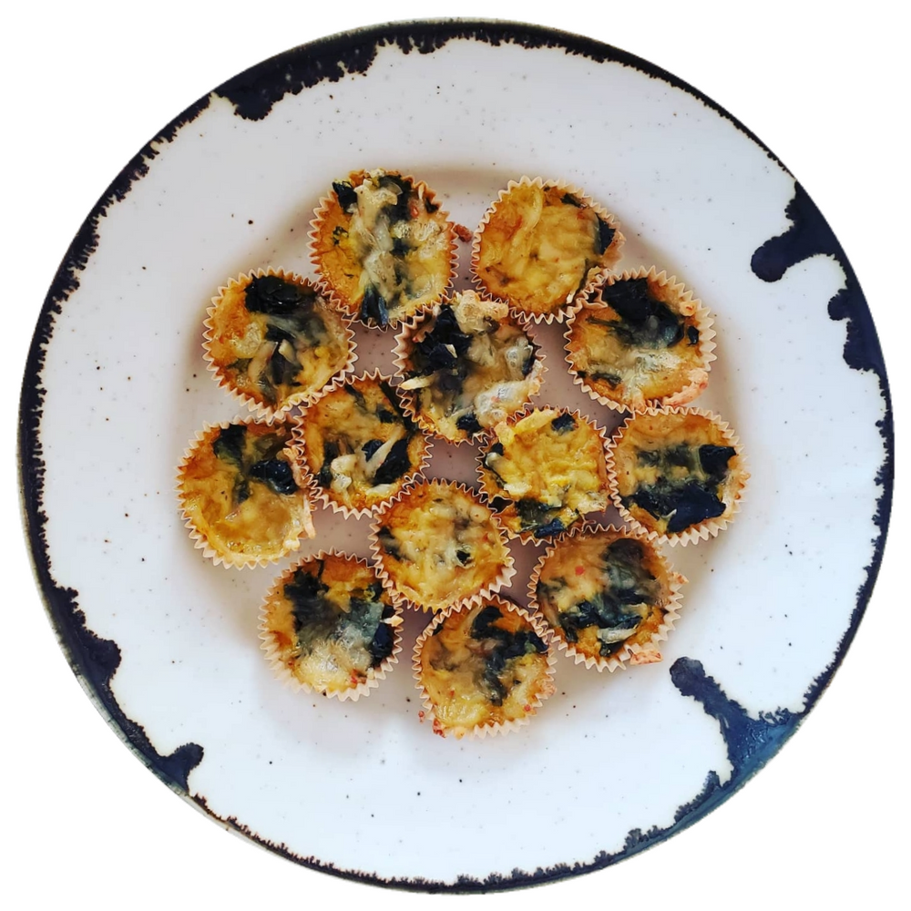 KALE CHEESE EGG BITE SIZE MINI QUICHE