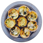 KALE CHEESE CHILI CRISP OIL MINI QUICHE