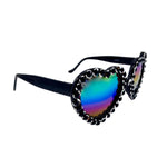 LOLITA COSMIC EYE RHINESTONE HEART SUNGLASSES