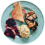KALE CHEESE EGG QUICHE + BUTTER JAM TOAST & CHICKPEA EGG SALAD