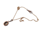 BRILLIANT MOON ROSE GOLD NECKLACE