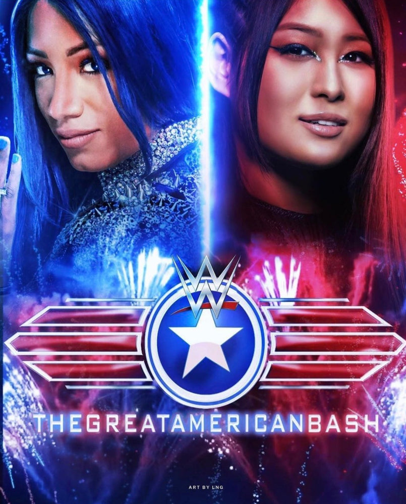 WWE SUPER STAR SASHA BANKS X THE GREAT AMERICAN BASH